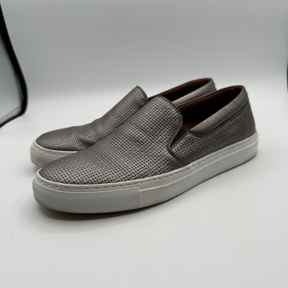 Aquatalia Men's Ashlynn Slip Ons Size 8.5‎ Bronze - Picture 2 of 8